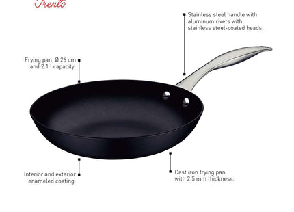 Tramontina Enamelled Cast Iron Frying Pan 26cm (2.1l)