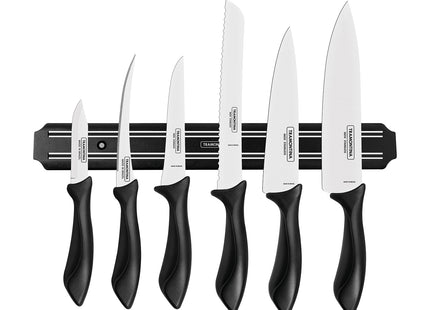 Tramontina 7 Pcs. Kitchen Knife Set with Magnetic Rack
