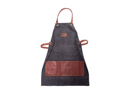 Tramontina Denim Fabric with Synthetic Leather Barbecue Apron