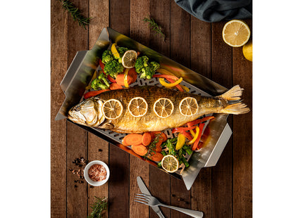 Tramontina Stainless Steel Fish/Vegetable Tray 48.4 x 32cm