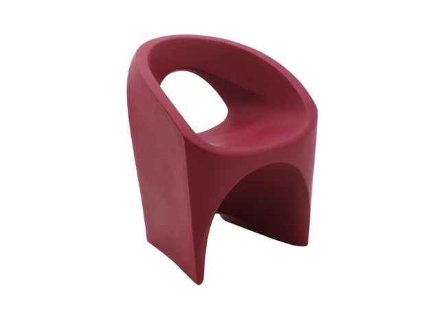 Tramontina Jet Polyethylene Lounge Chair (Burgundy)