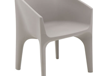 Paco Polyethylene Lounge Chair (Grey)