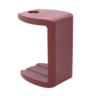 Tramontina Vira Polyethylene Side Table/Stool (Burgundy)