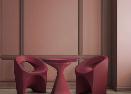 Tramontina Salut Polyethylene Coffee Table (Burgundy)