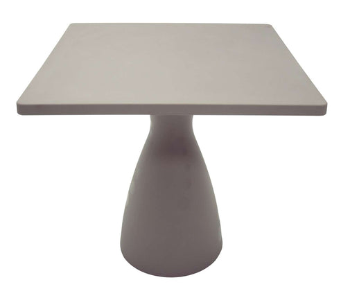 Tramontina Flut Polyethylene Square Table (Grey)