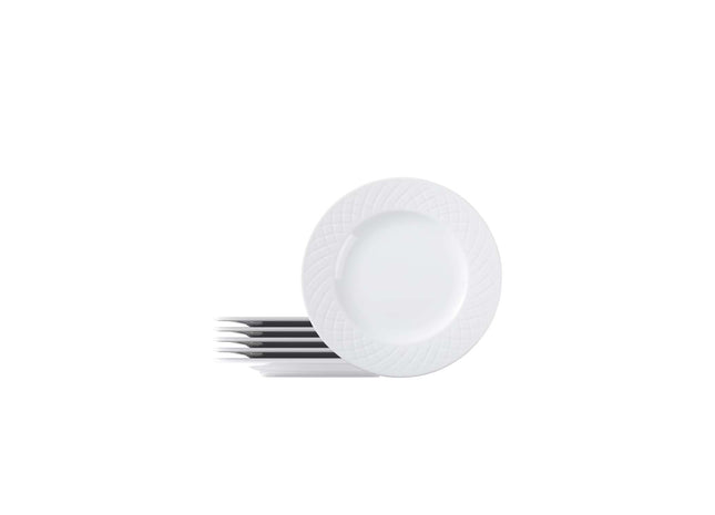 Tramontina Ingrid 6 Pcs. Fine Porcelain Side Plate Set 21 cm