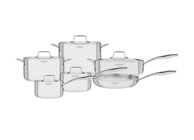 Tramontina 3-Ply Stainless Steel 6 Pcs. Cookware Set