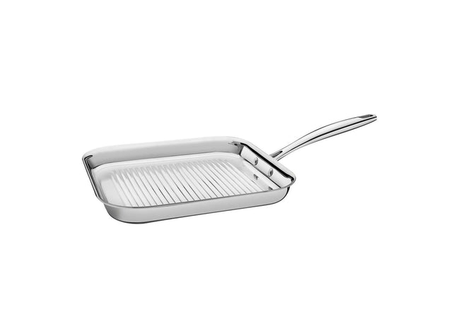 Tramontina 3-Ply Stainless Steel Griddle Pan 28cm (1.9l)
