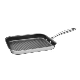 Tramontina 3-Ply Stainless Steel Non-Stick Griddle Pan 28cm (1.9l)