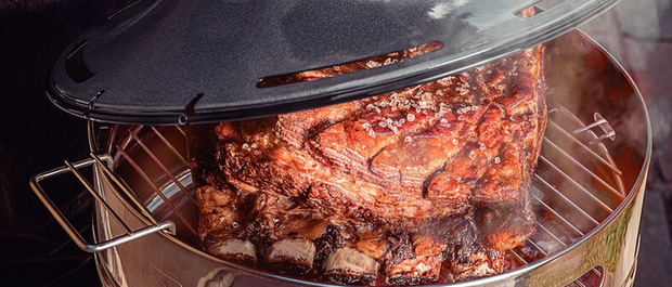 Charcoal-Grilled Beef Ribs