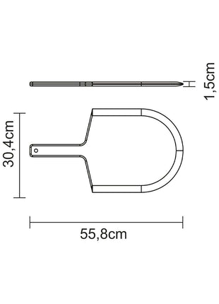 Tramontina Pizza Peel 55cm x 30cm - Tramontina Store UK