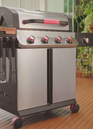 Tramontina 5 Burner Gas BBQ Grill with Side Burner - Tramontina Store UK