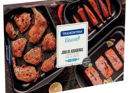 Tramontina Non-stick 3 Pcs. Roasting Pan Set