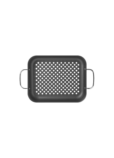 Tramontina Anodised Aluminium Rectangular Grill Pan 37.2 x 23.6 cm - Tramontina Store UK