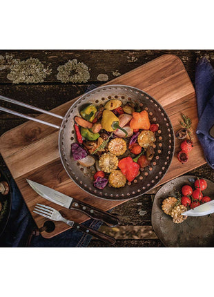 Tramontina Anodised Aluminium Barbecue Wok 26cm - Tramontina Store UK