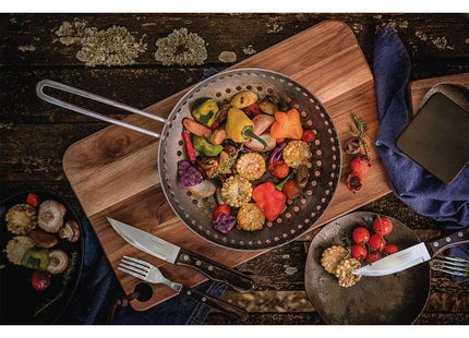 Tramontina Anodised Aluminium Barbecue Wok 26cm