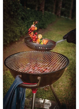 Tramontina Anodised Aluminium Barbecue Wok 26cm - Tramontina Store UK