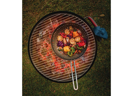 Tramontina Anodised Aluminium Barbecue Wok 26cm