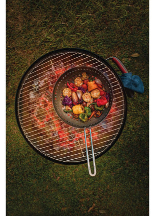 Tramontina Anodised Aluminium Barbecue Wok 26cm - Tramontina Store UK