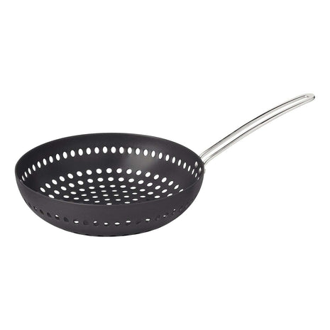 Tramontina Anodised Aluminium Barbecue Wok 26cm - Tramontina Store UK