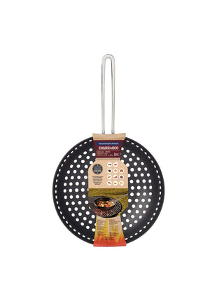 Tramontina Anodised Aluminium Barbecue Wok 26cm - Tramontina Store UK