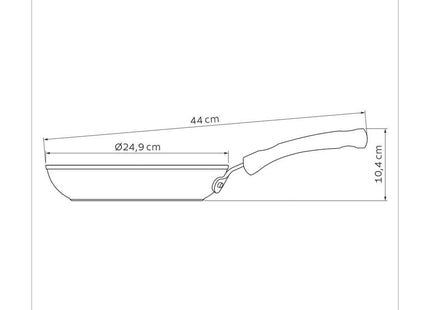 Professional Non-Stick Frying Pan 24cm - 1.6l