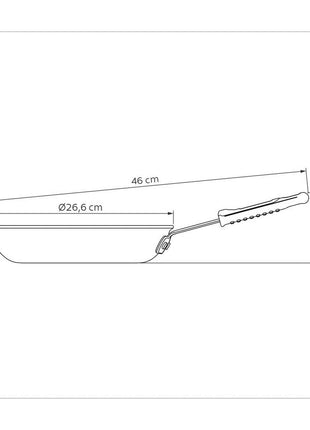 Tramontina Non-Stick Frying Pan 25cm - 1.9l - Tramontina Store UK