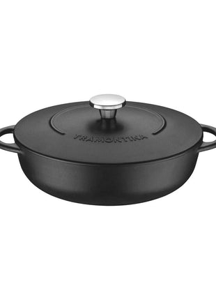Tramontina Enamelled Cast Iron Shallow Casserole Dish 28cm (4.1l) - Tramontina Store UK