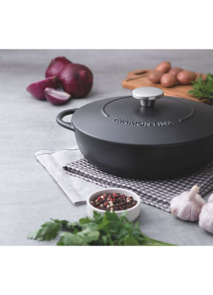 Tramontina Enamelled Cast Iron Shallow Casserole Dish 28cm (4.1l) - Tramontina Store UK