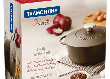 Tramontina Enamelled Cast Iron Casserole Dish 24cm (4l)