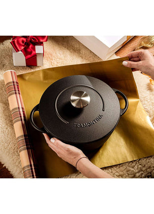 Tramontina Enamelled Cast Iron Casserole Dish 24cm (4l) - Tramontina Store UK