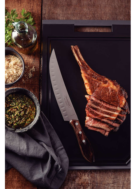 Tramontina Dishwasher-safe Wooden Handle 8" Butcher's Knife - Tramontina Store UK