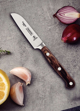 Tramontina Dishwasher-safe Wooden Handle 3" Peeling Knife - Tramontina Store UK