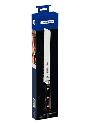 Tramontina Dishwasher-safe Wooden Handle 8" Bread Knife - Tramontina Store UK