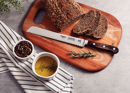 Tramontina Dishwasher-safe Wooden Handle 8" Bread Knife