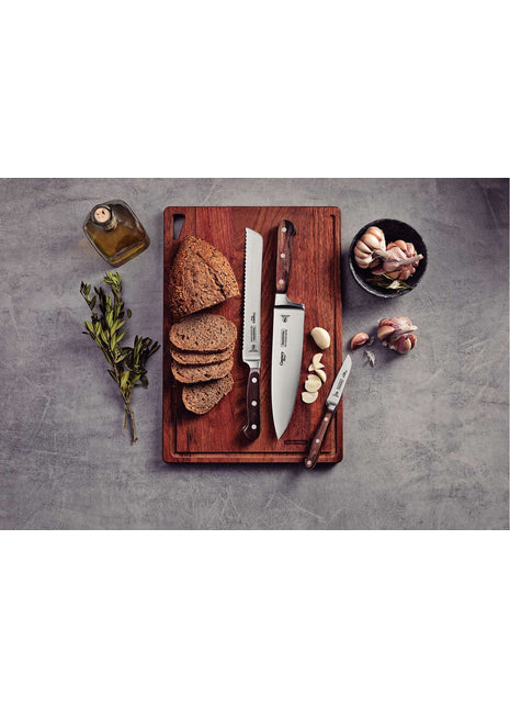 Tramontina Dishwasher-safe Wooden Handle 3 Pcs. Knife Set - Tramontina Store UK