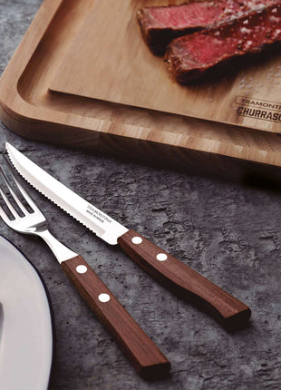 Tramontina Wooden Handle 12 Pcs. Cutlery Set - Tramontina Store UK