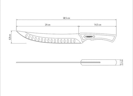 Tramontina Black Collection 10" Butcher's Knife