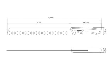 Tramontina Black Collection 12" Slicing Knife