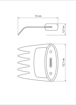 Tramontina Metallic BBQ Claw with Wooden Handle - Tramontina Store UK