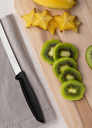 Tramontina 6 Pcs. Fruit/Tomato Knife Set (Pointed tip, Black) - Tramontina Store UK