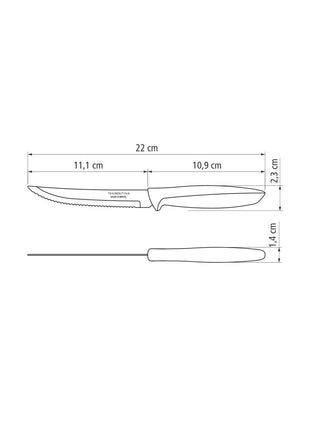 Tramontina 6 Pcs. Fruit/Tomato Knife Set (Pointed tip, Red) - Tramontina Store UK