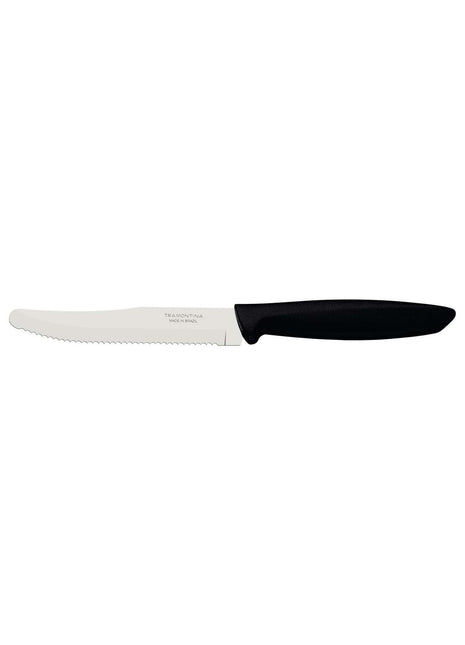 Tramontina 6 Pcs. Fruit/Tomato Knife Set (Rounded tip, Black) - Tramontina Store UK