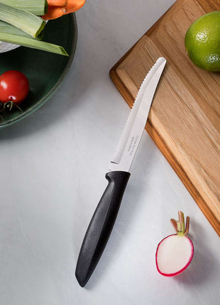 Tramontina 6 Pcs. Fruit/Tomato Knife Set (Rounded tip, Black) - Tramontina Store UK