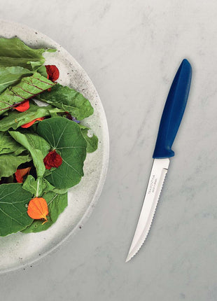 Tramontina 6 Pcs. Fruit/Tomato Knife Set (Pointed tip, Blue) - Tramontina Store UK