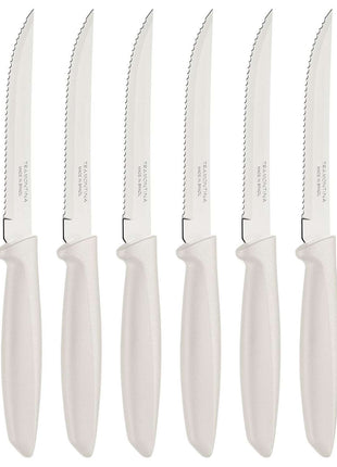 Tramontina 6 Pcs. Fruit/Tomato Knife Set (Pointed tip, White) - Tramontina Store UK
