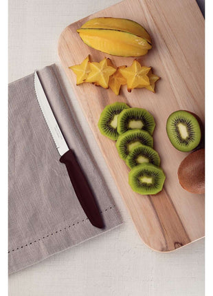 Tramontina 6 Pcs. Fruit/Tomato Knife Set (Pointed tip, Brown) - Tramontina Store UK