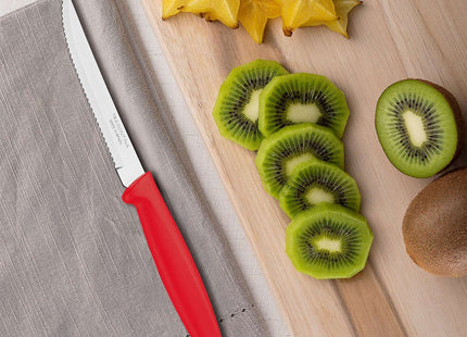 Tramontina 6 Pcs. Fruit/Tomato Knife Set (Pointed tip, Red)