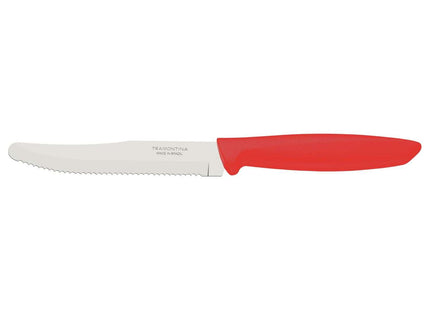 Tramontina 6 Pcs. Fruit/Tomato Knife Set (Rounded tip, Red)