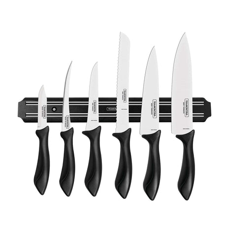 Tramontina 7 Pcs. Kitchen Knife Set with Magnetic Rack - Tramontina Store UK